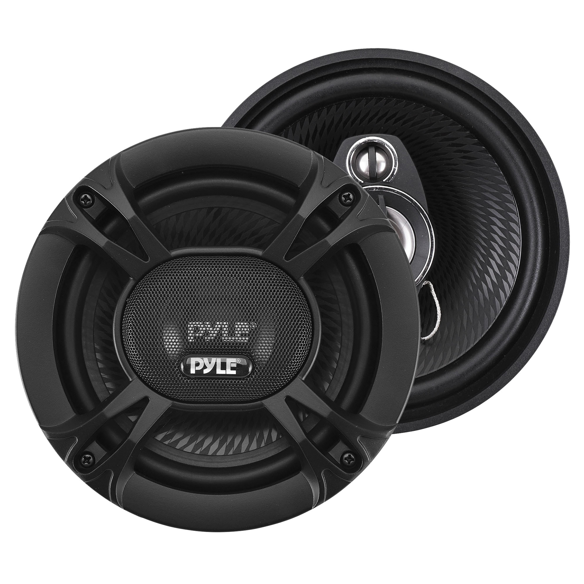 Pyle 3-Way Coaxial Speakers — 6.5in., 300W Max, 4 Ohm, Pair, Model# PYRPL613BK